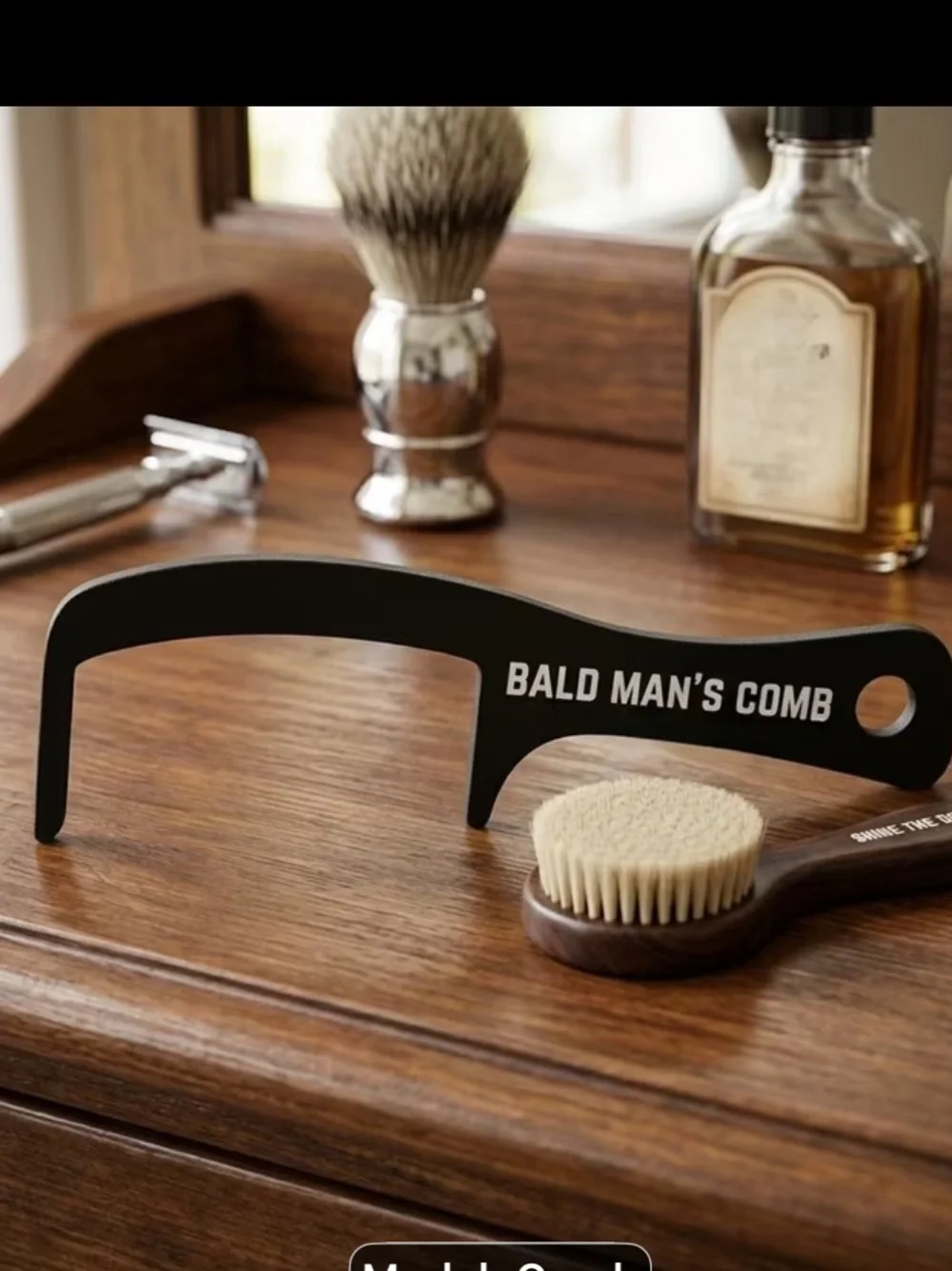 Bald Man’s Comb – Black